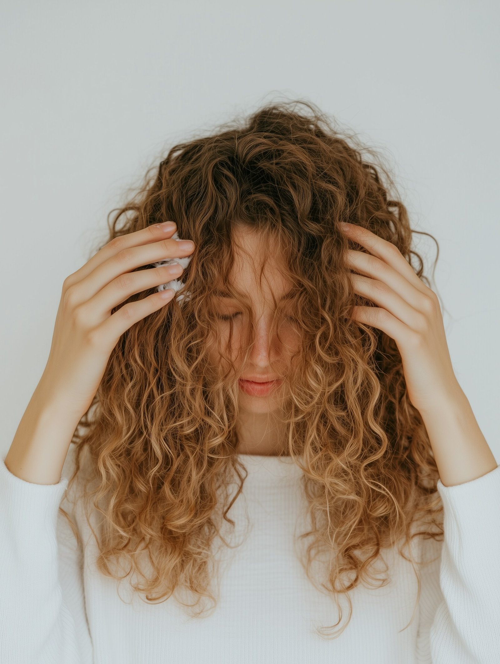 At what age does hair growth stop in females