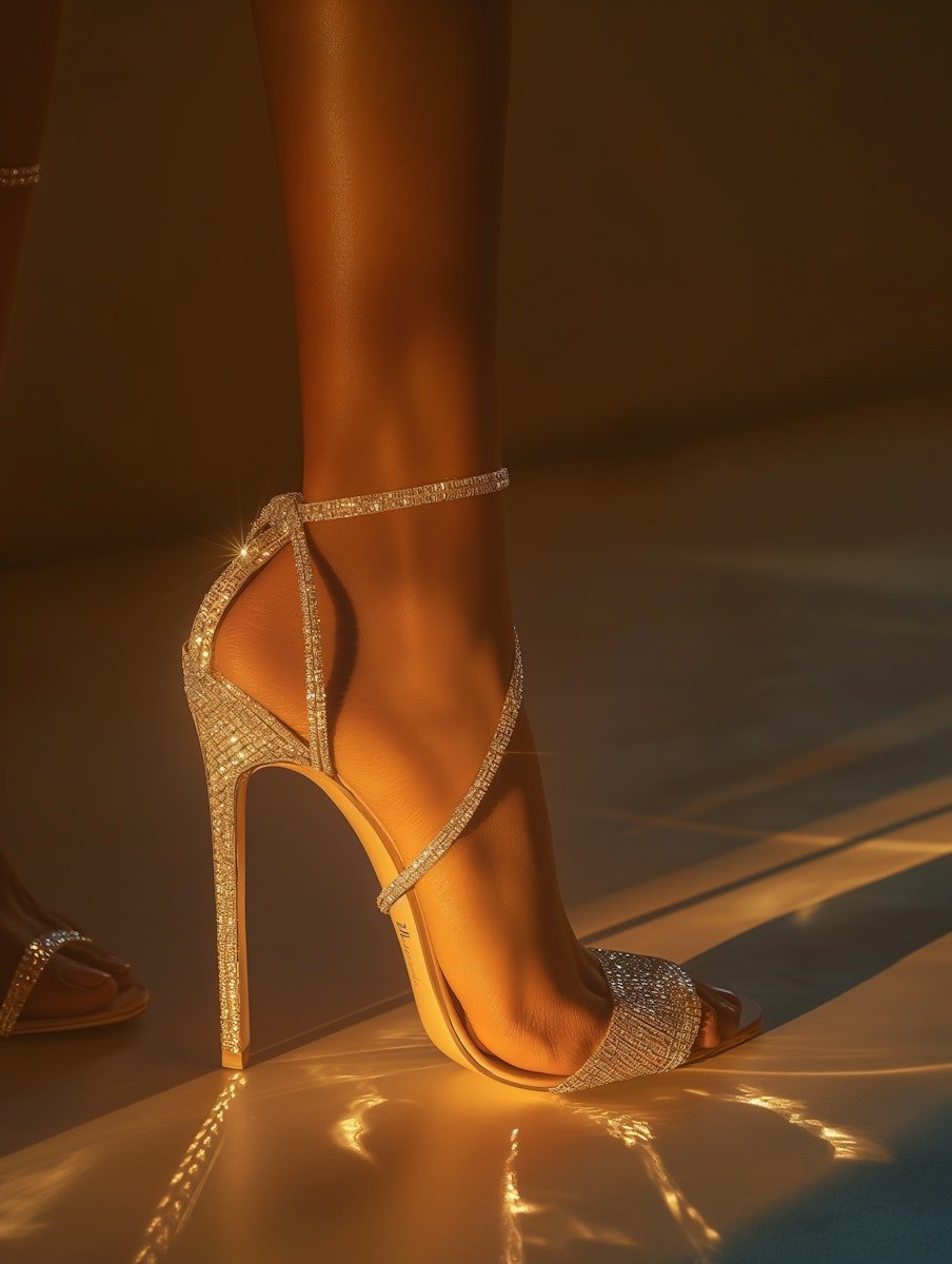 What color heels should I wear with a navy blue dress