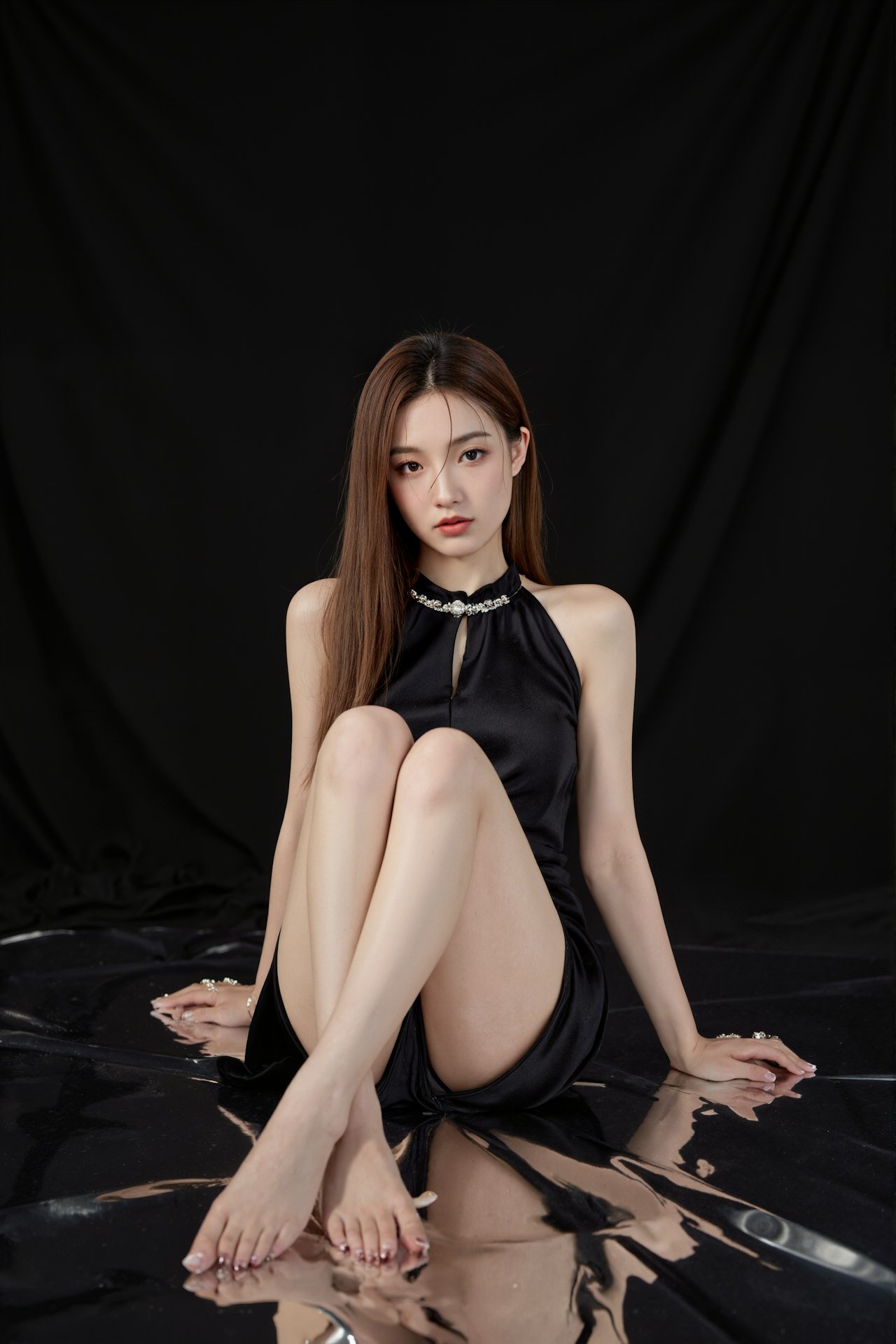 What does it mean when she wears black